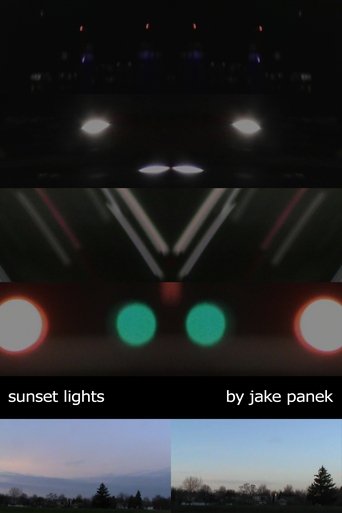 sunset lights Poster of sunset lights