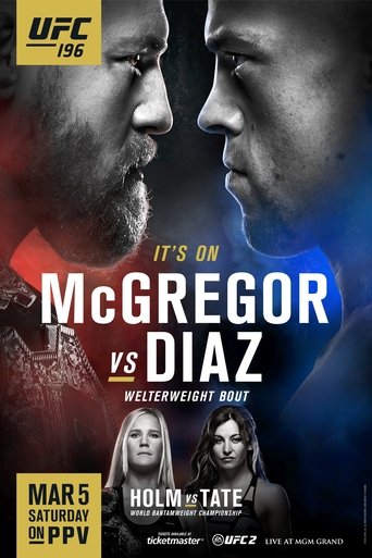 Poster of UFC 196: McGregor vs Diaz