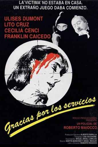 Poster of Gracias por los servicios