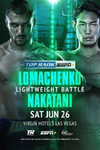 Poster of Vasyl Lomachenko vs. Masayoshi Nakatani