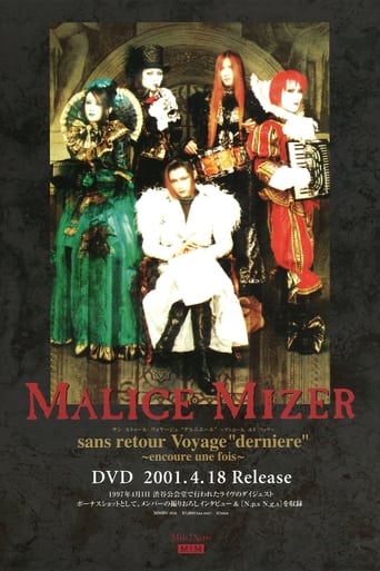 Poster of MALICE MIZER: No Return Voyage "Final" ~one more time~