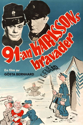 91:an Karlssons bravader Poster of 91:an Karlssons bravader