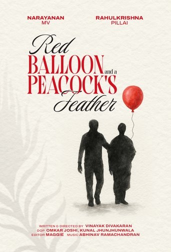Poster of Red Balloon and a Peacock's Feather