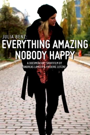 Poster of Julia Benz: Everything Amazing - Nobody Happy