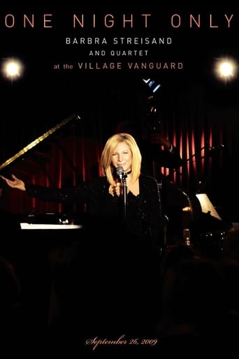 Poster of One Night Only: Barbra Streisand and Quartet at the Village Vanguard