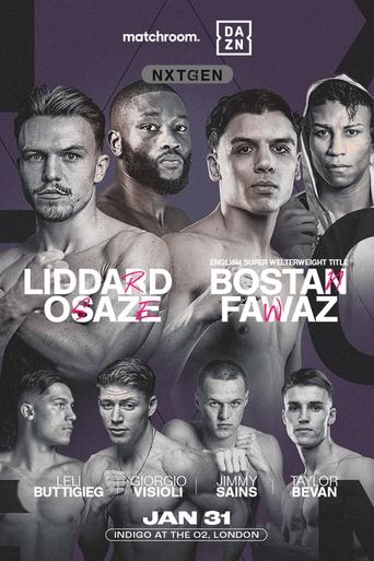 Poster of George Liddard vs. Derrick Osaze