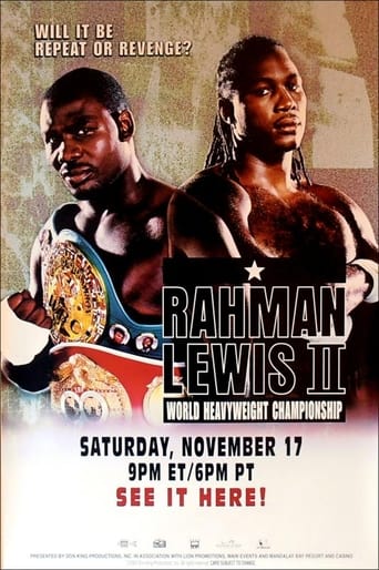 Poster of Hasim Rahman vs. Lennox Lewis II