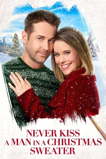 Poster of Never Kiss a Man in a Christmas Sweater