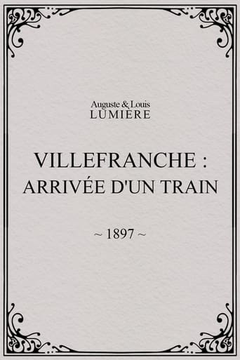 Poster of Villefranche : arrivée d'un train