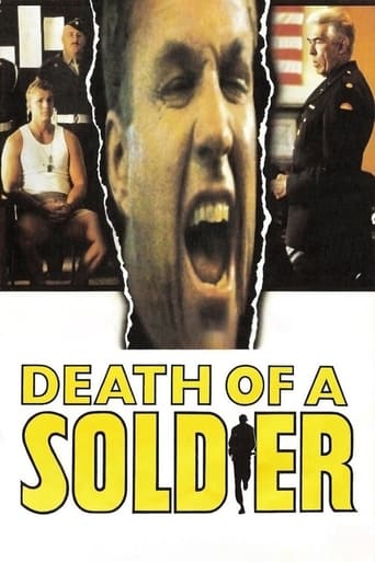 Poster of Death of a Soldier