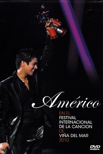 Poster of Américo at the Viña del Mar International Song Festival 2010