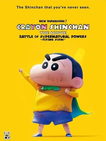 Poster of New Dimension! Crayon Shinchan the Movie: Battle of Supernatural Powers ~Flying Sushi~