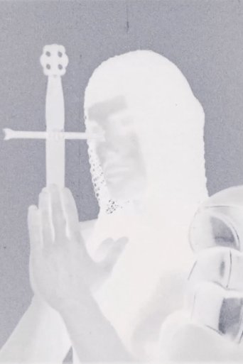 Poster of Warrior Figure on a Grey Background