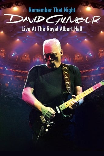 Poster of David Gilmour: Remember That Night - Live at the Royal Albert Hall