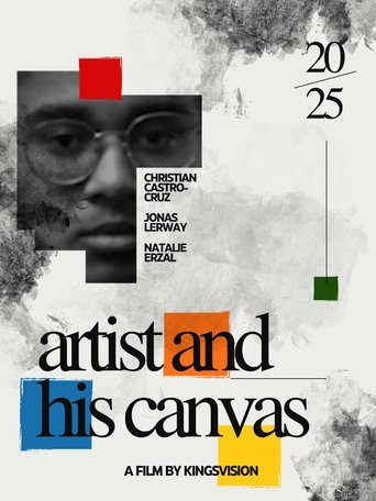 Poster of The Artist and His Canvas