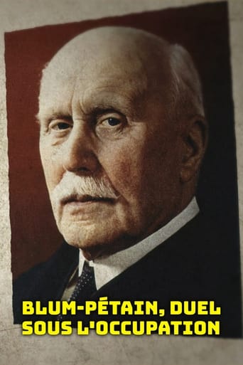 Poster of Blum-Pétain, duel sous l'Occupation