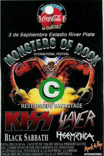 Poster of Black Sabbath. River Plate Stadium Buenos Aries 1994