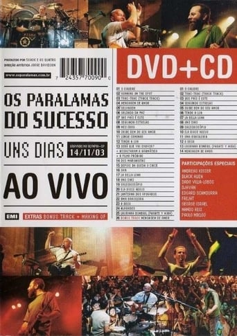 Poster of Os Paralamas do Sucesso - Uns Dias Ao Vivo