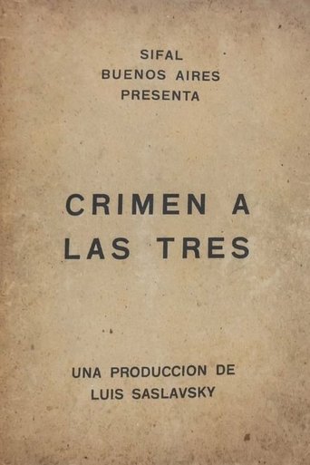 Poster of Crimen a las tres
