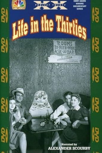 Poster of Project XX: Life in the Thirties