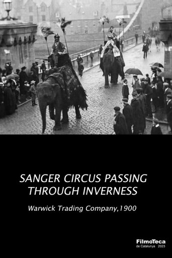 Poster of Sanger Circus Passing Through Inverness