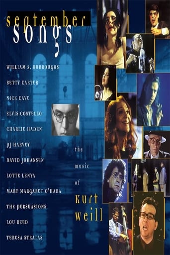 Poster of September Songs: The Music of Kurt Weill