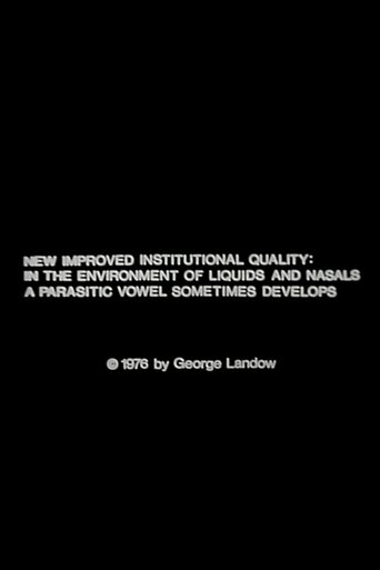 Poster of New Improved Institutional Quality: In the Environment of Liquids and Nasals a Parasitic Vowel Sometimes Develops