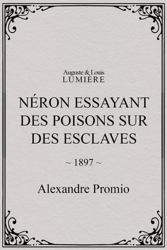 Poster of Néron essayant des poisons sur des esclaves