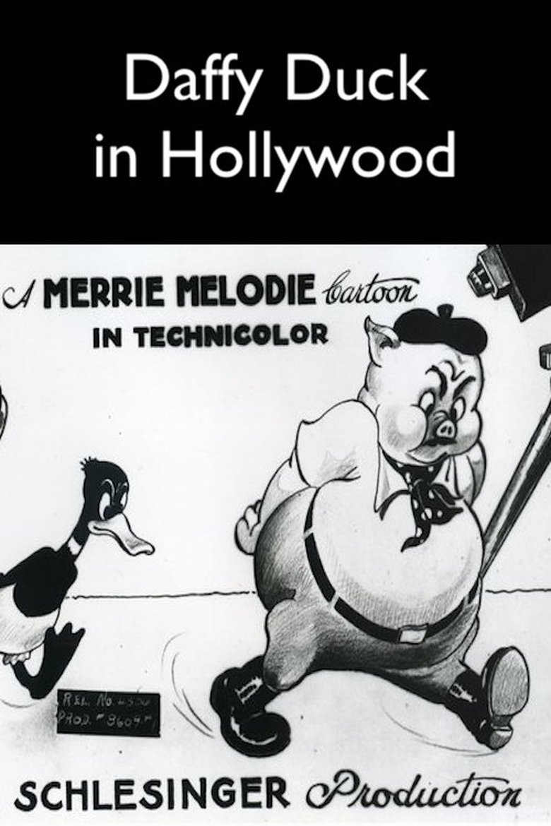 Poster of Daffy Duck in Hollywood