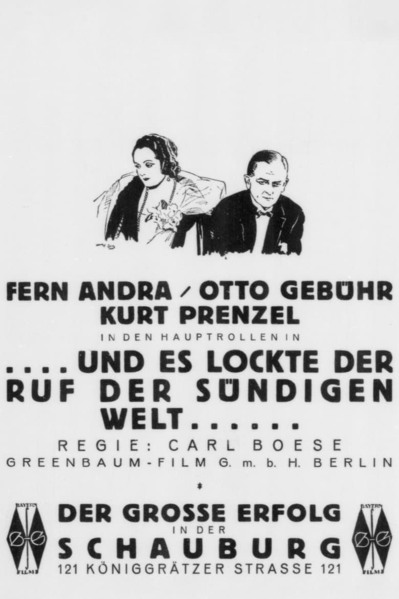 Poster of ...und es lockt ein Ruf aus sündiger Welt