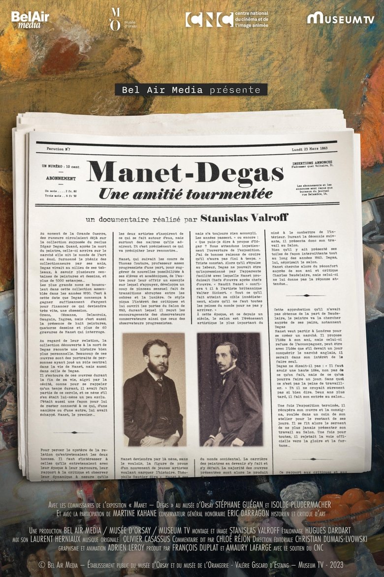Poster of Manet - Degas Une amitié tourmentée
