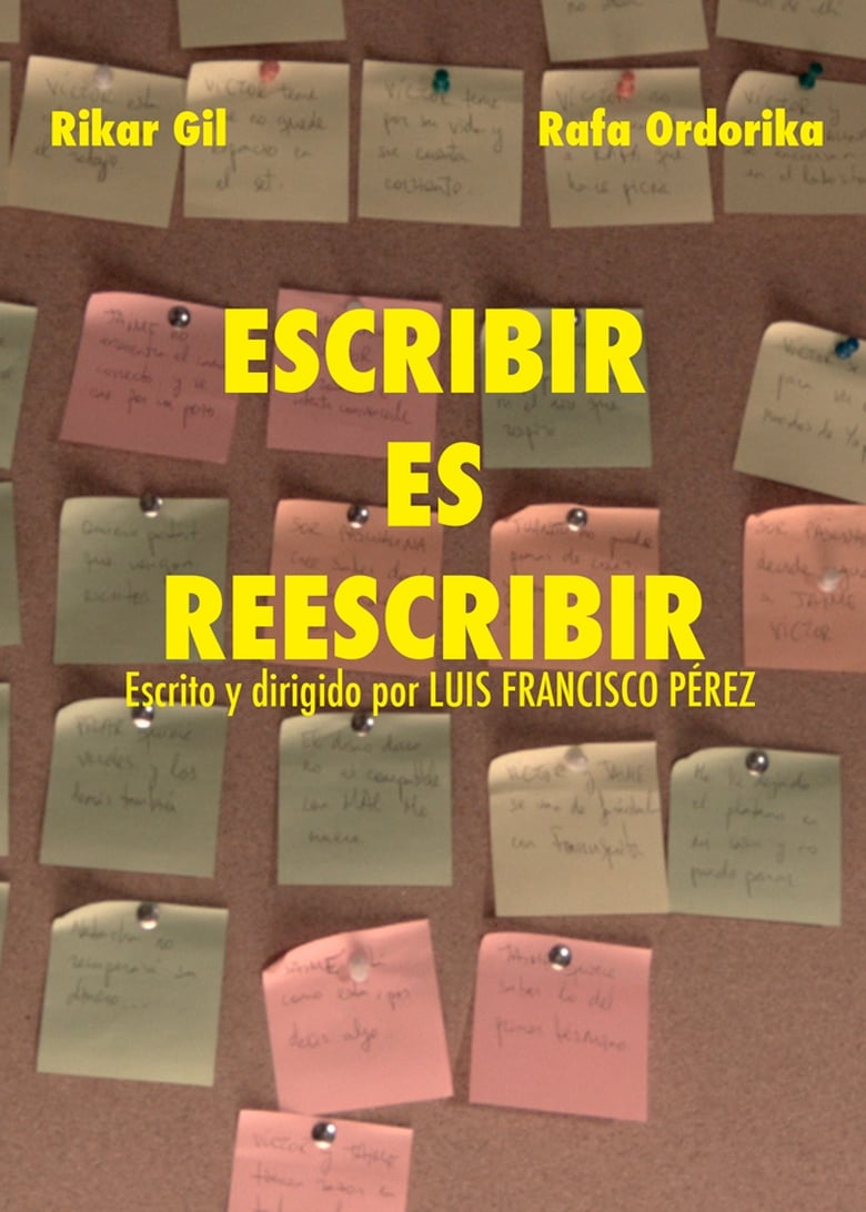 Poster of Escribir es Reescribir