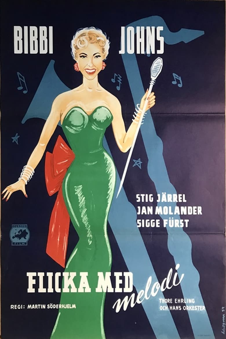 Poster of Flicka med melodi