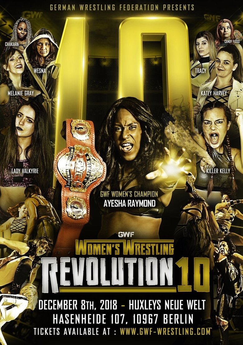 Poster of GWF. Women Wrestling Revolution 10