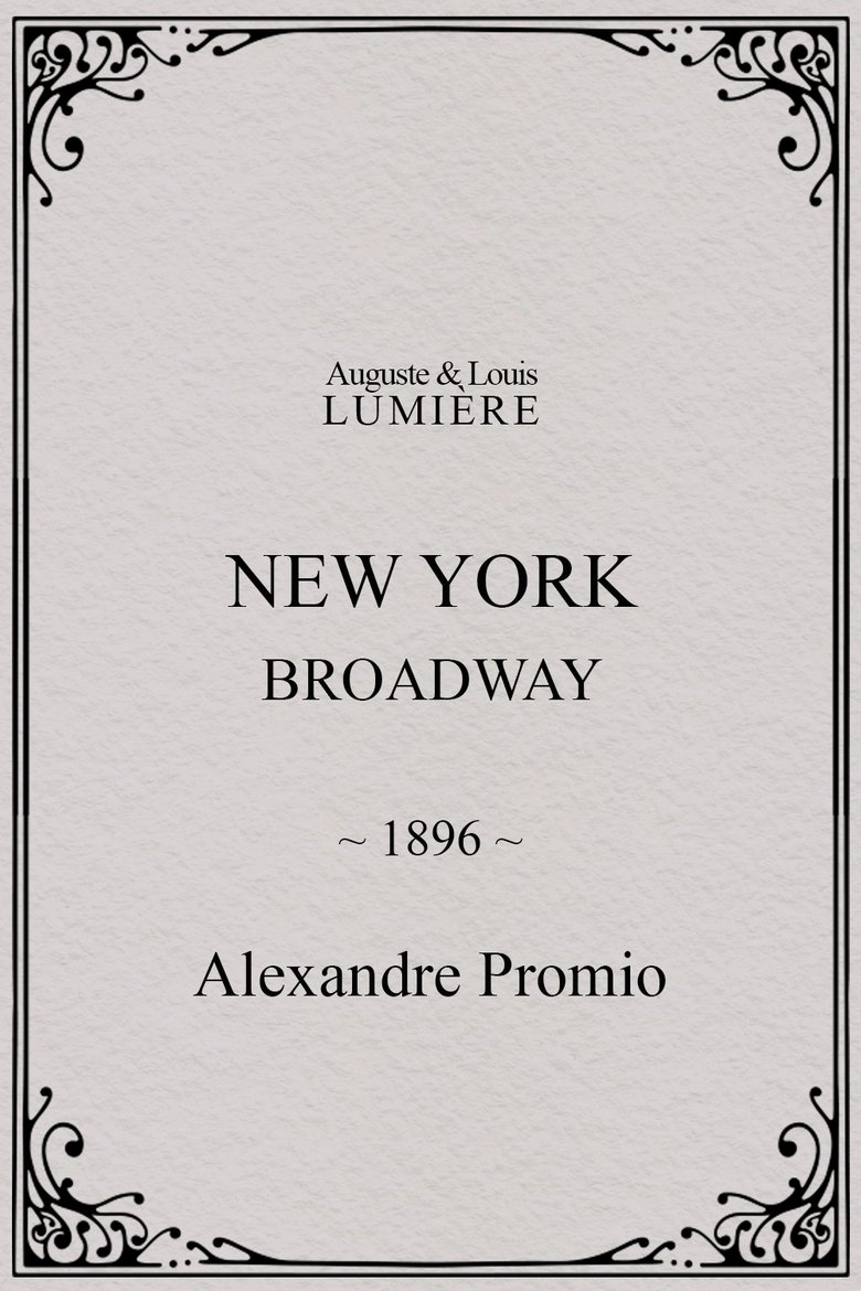 Poster of New York, Broadway