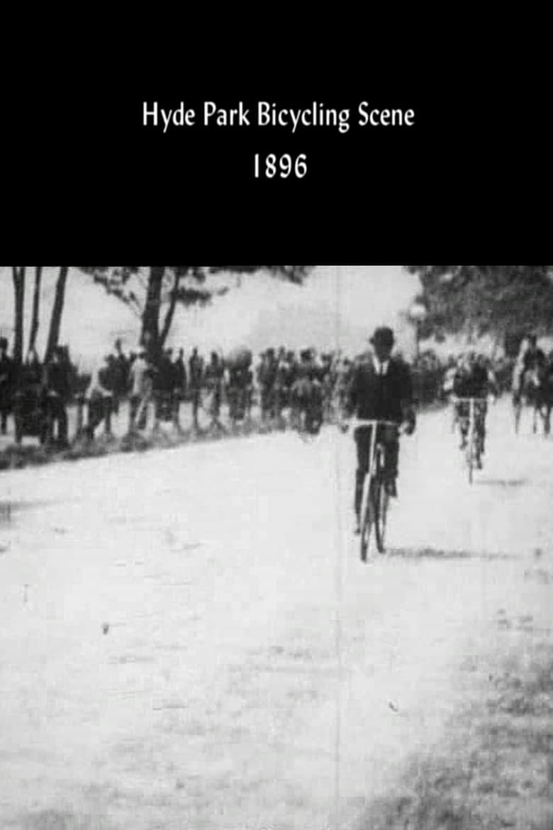 Poster of Hyde Park Bicycling Scene