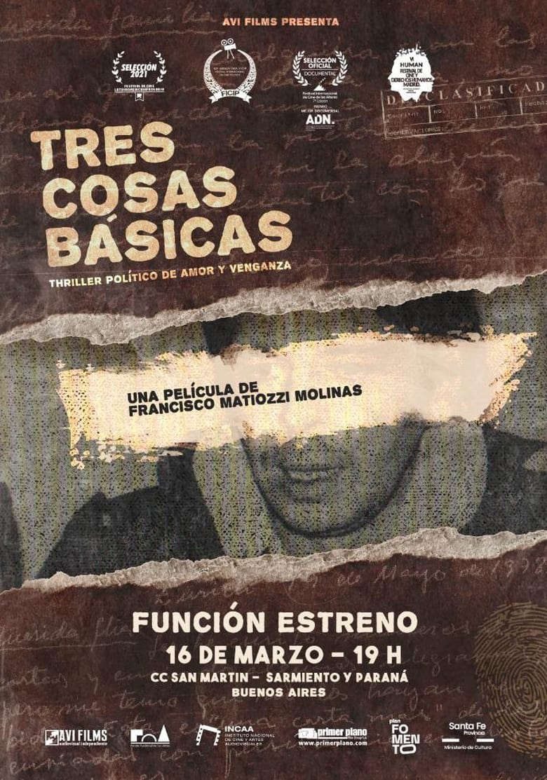 Poster of Tres cosas básicas