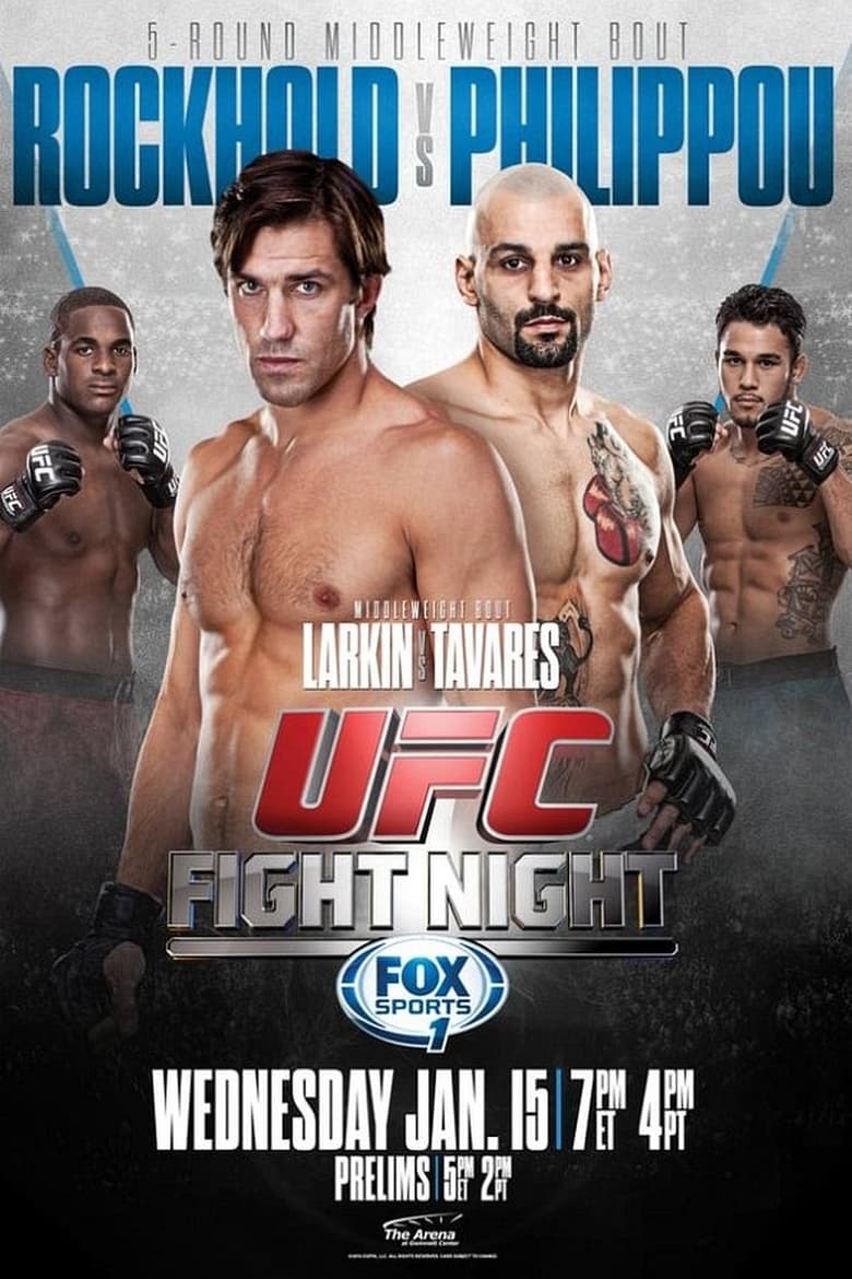 Poster of UFC Fight Night 35: Rockhold vs. Philippou