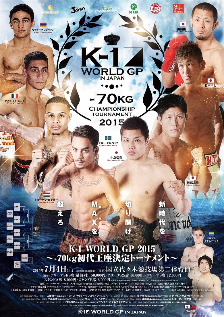 Poster of K-1 WORLD GP 2015: 70kg Championship Tournament