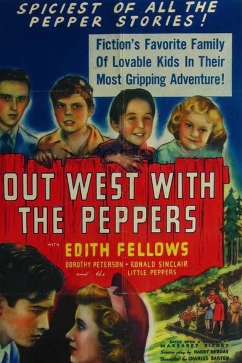 Poster of Out West with the Peppers