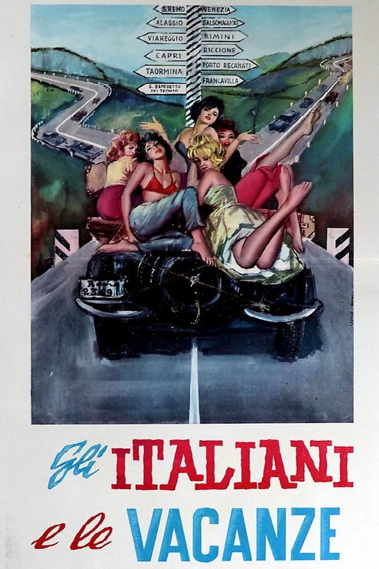 Poster of Gli italiani e le vacanze