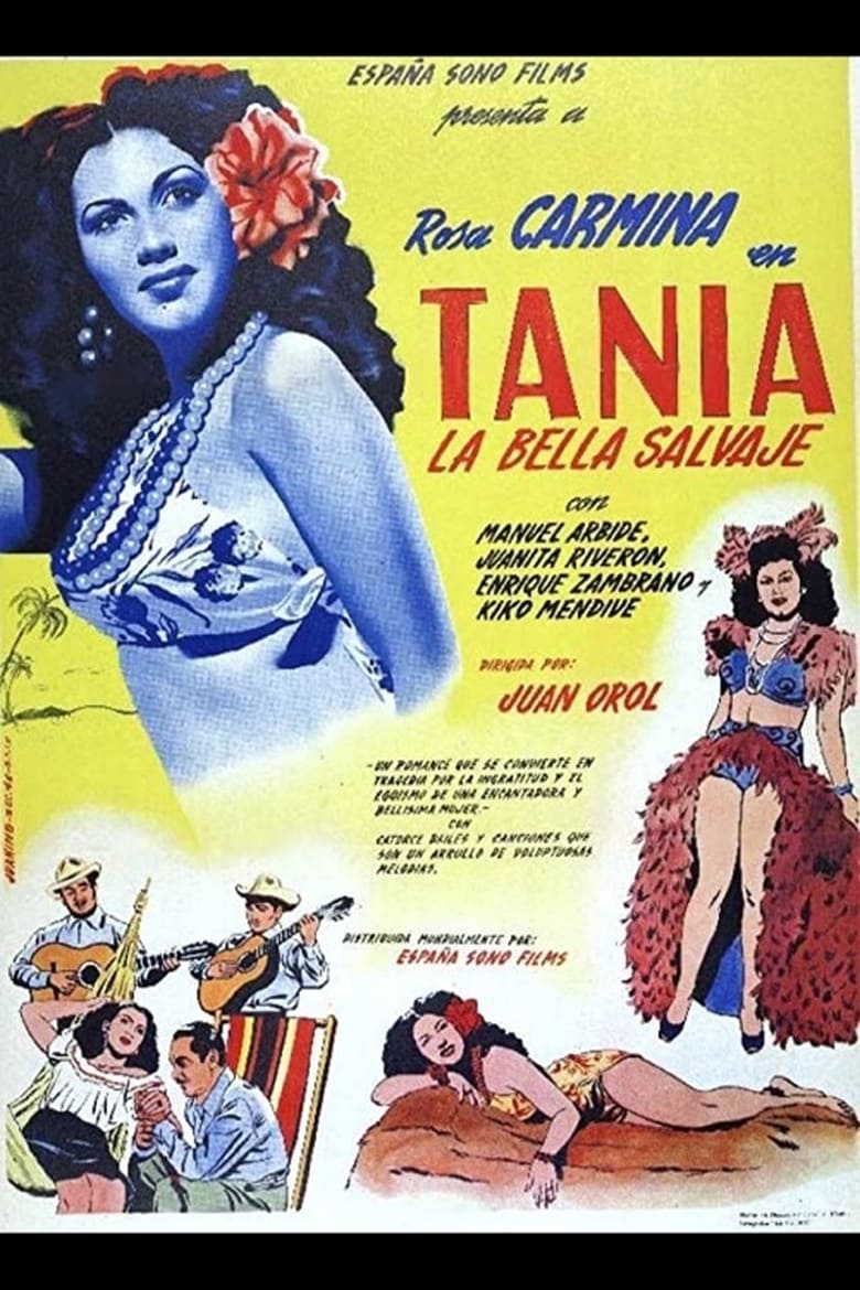 Poster of Tania, the Beautiful Wild Girl