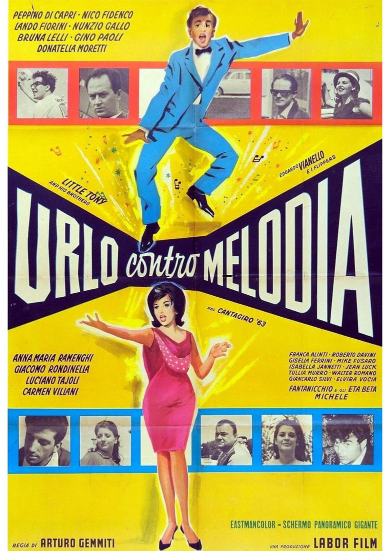 Poster of Urlo contro melodia nel Cantagiro 1963