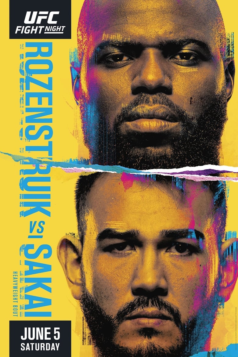 Poster of UFC Fight Night 189: Rozenstruik vs. Sakai