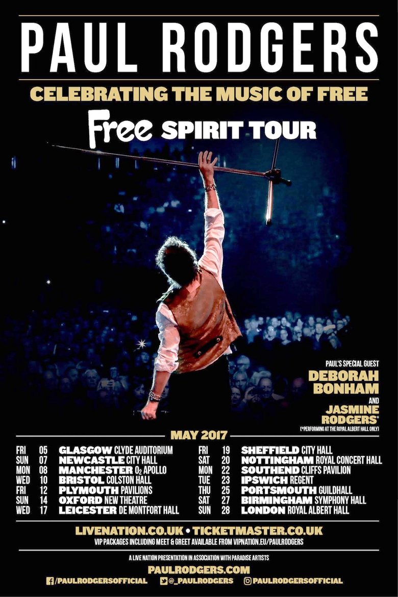 Poster of Paul Rodgers -  Free Spirit