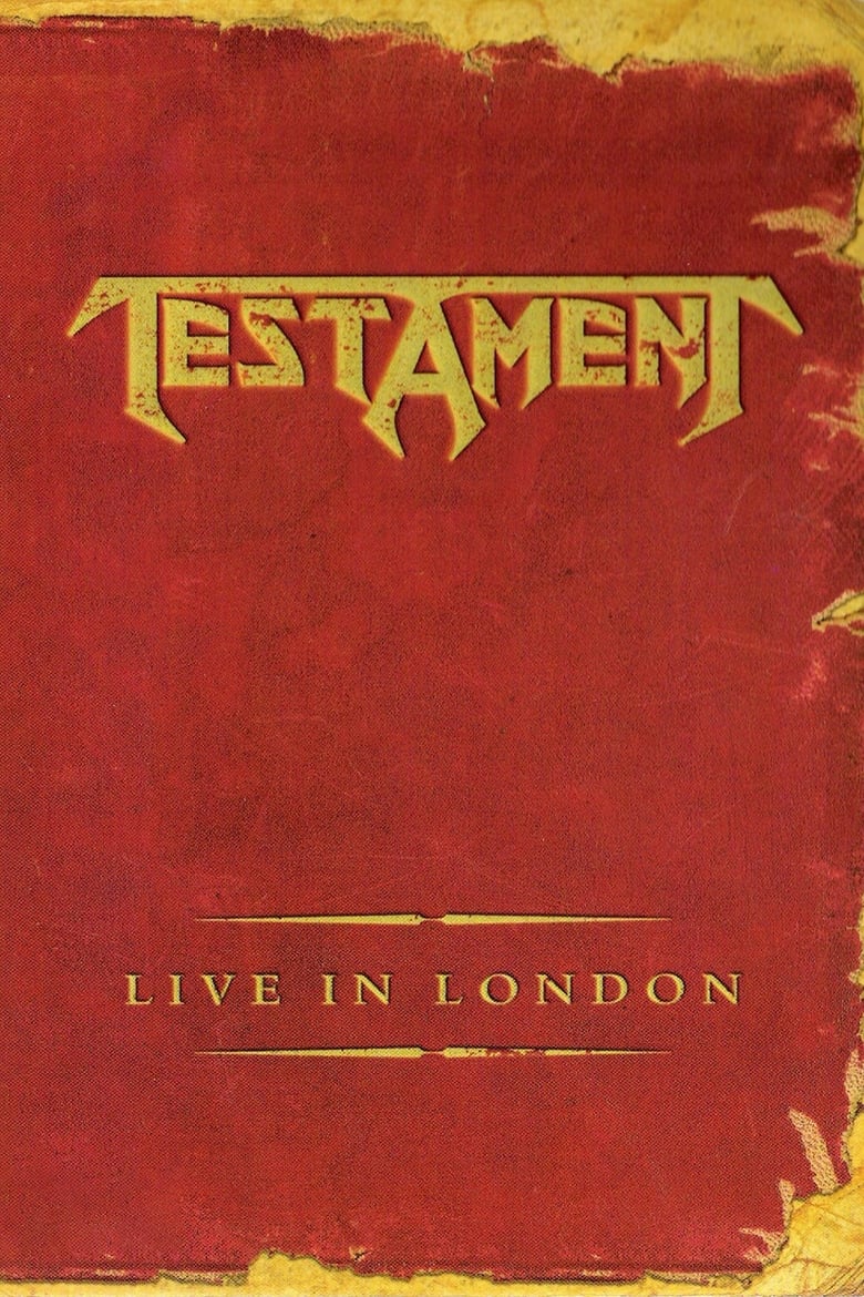 Poster of Testament: Live in London