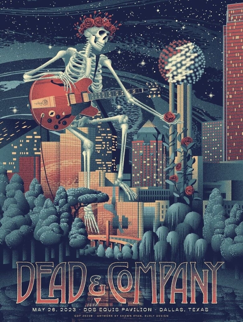 Poster of Dead & Company: 2023-05-26 Dos Equis Pavilion, Dallas, TX