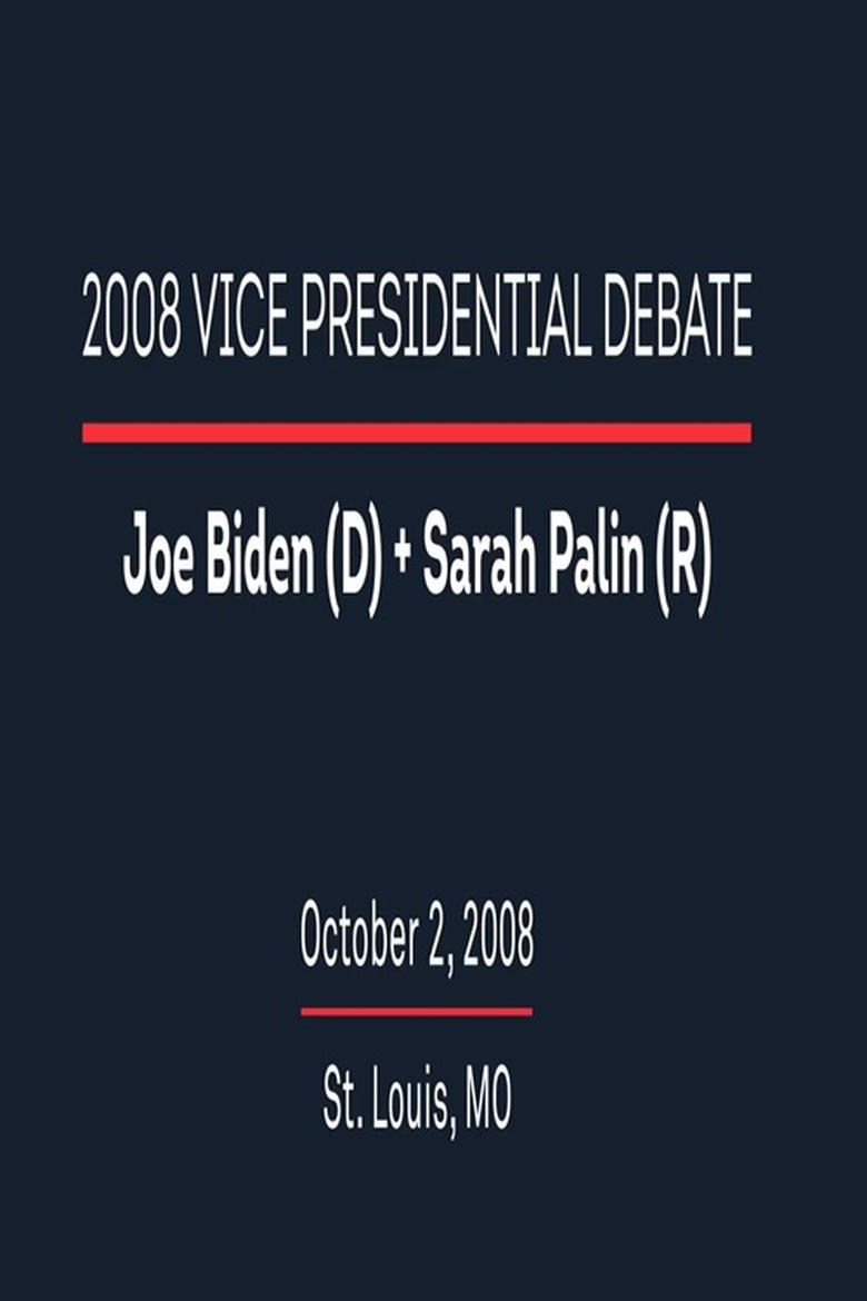 Poster of 2008 Vice Presidential Debate