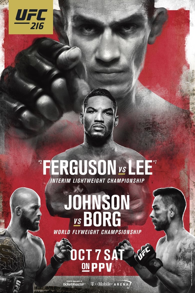 Poster of UFC 216: Ferguson vs. Lee