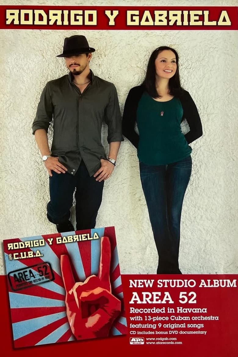 Poster of Rodrigo y Gabriela: The Making of Area 52